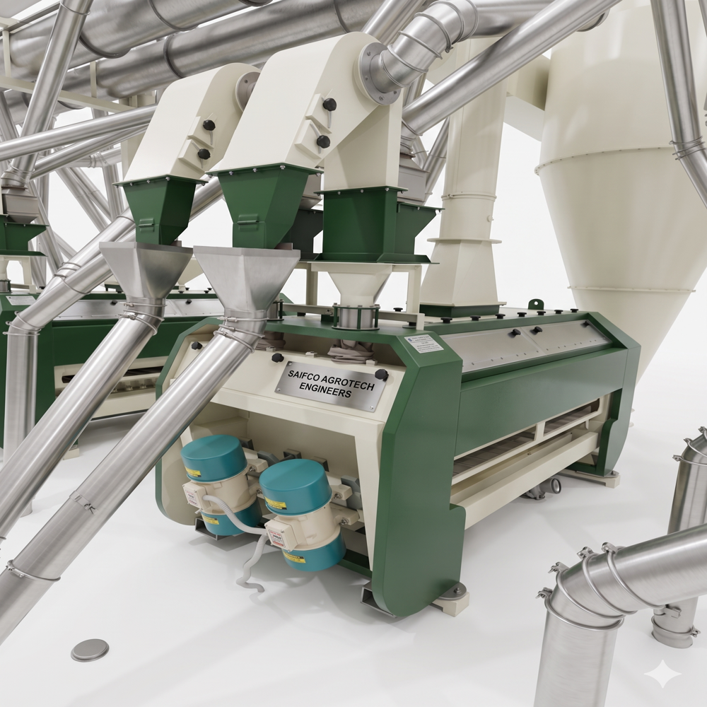 Vibro Purifier Machine for Roller Flour Mill Machinery