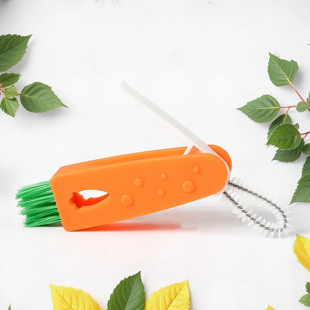 3-In-1 Multifunctional Cleaning Brush Set Mini Bottle, Cup & Lid Cleaner (1 Pc) - Application: As Per Product Requirement
