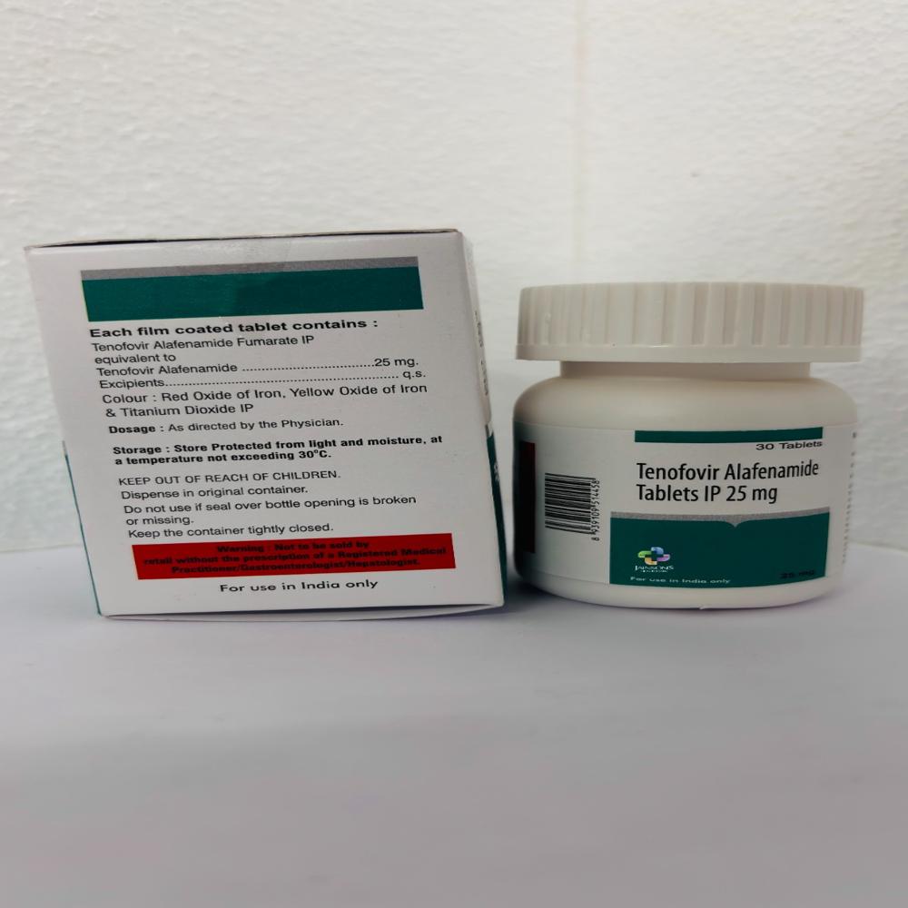 25mg Tenofovir Alafenamide Tablets Third Party Manufacturer