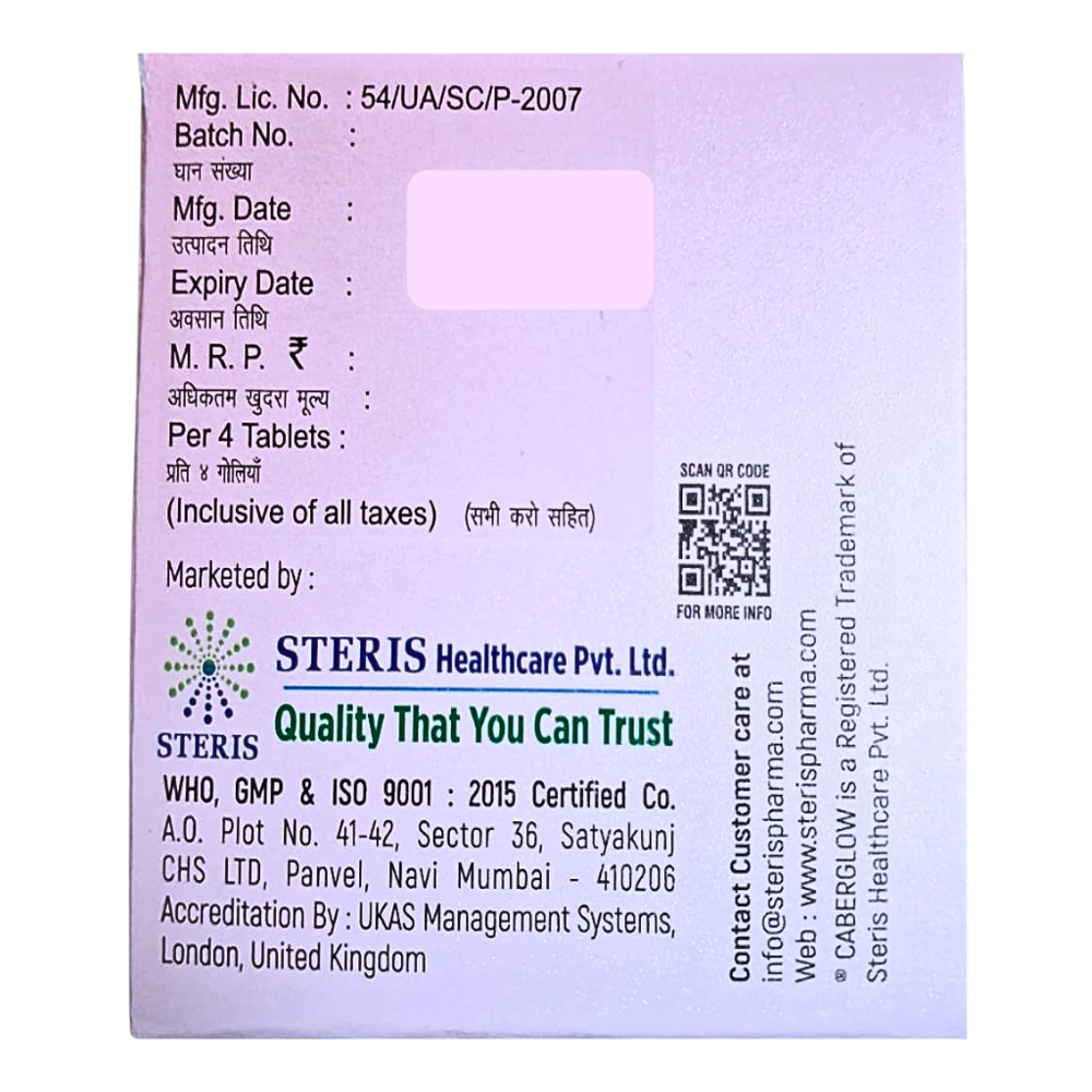 Cabergoline Tablets IP 0.25 mg