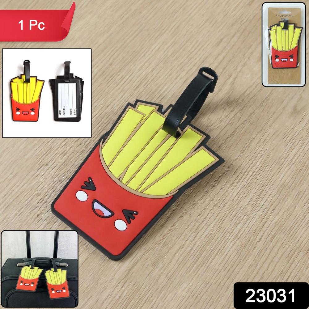 Cute French Fries Design Travel Identification Luggage Bag Tag - Application: As Per Product Requirement