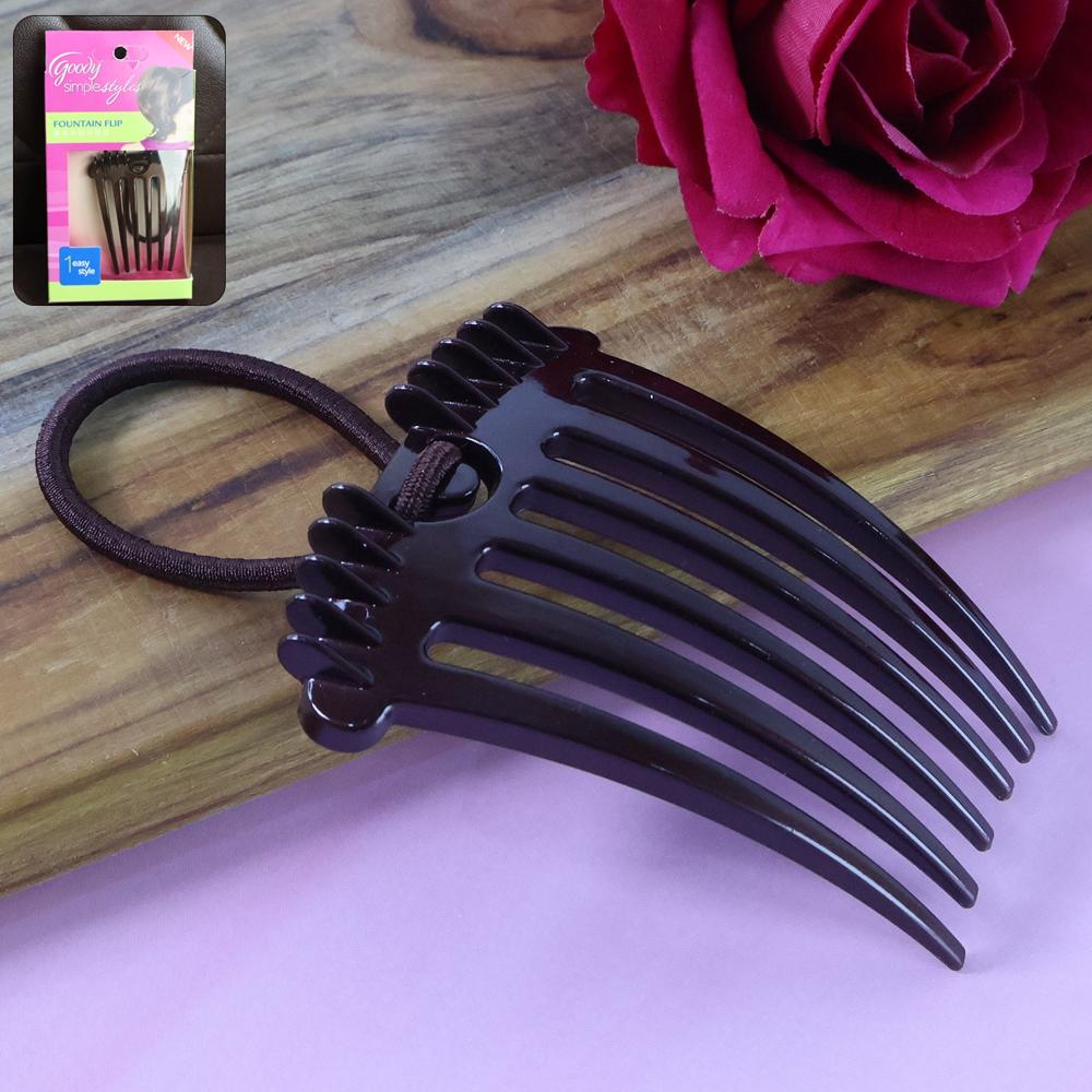 Ponytail Comb With Elastic Loop - (1 Pc) - Age Group: As Per Product Requirement
