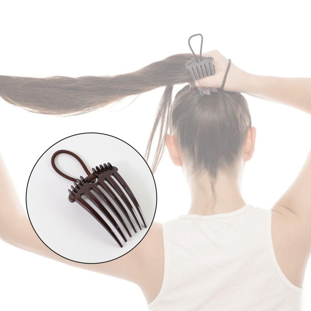 Ponytail Comb With Elastic Loop - (1 Pc) - Age Group: As Per Product Requirement