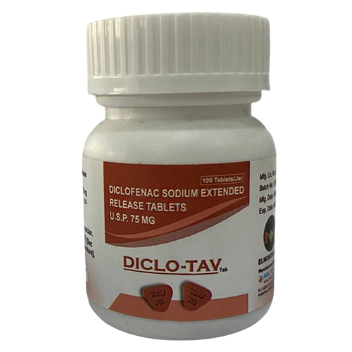 Diclofenac Sodium Extended Release Tablets UPP 75 MG