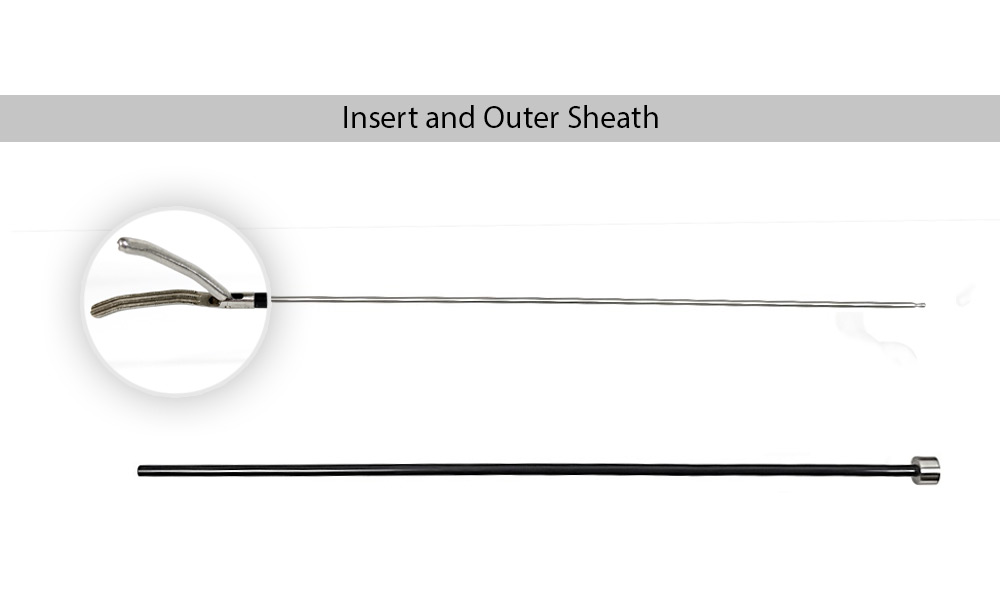 Stanskey Forceps 5mm, 18cm with Ratchet Handle
