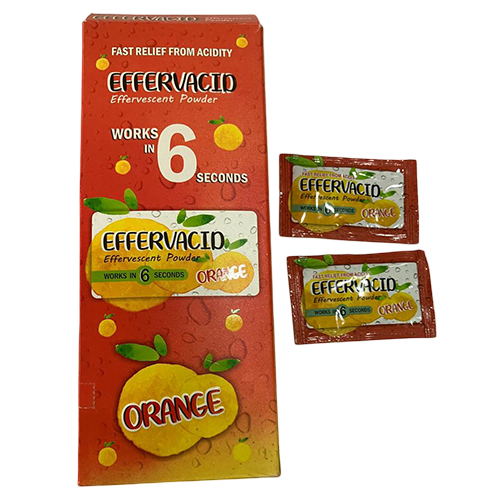 Orange Effervescent Powder
