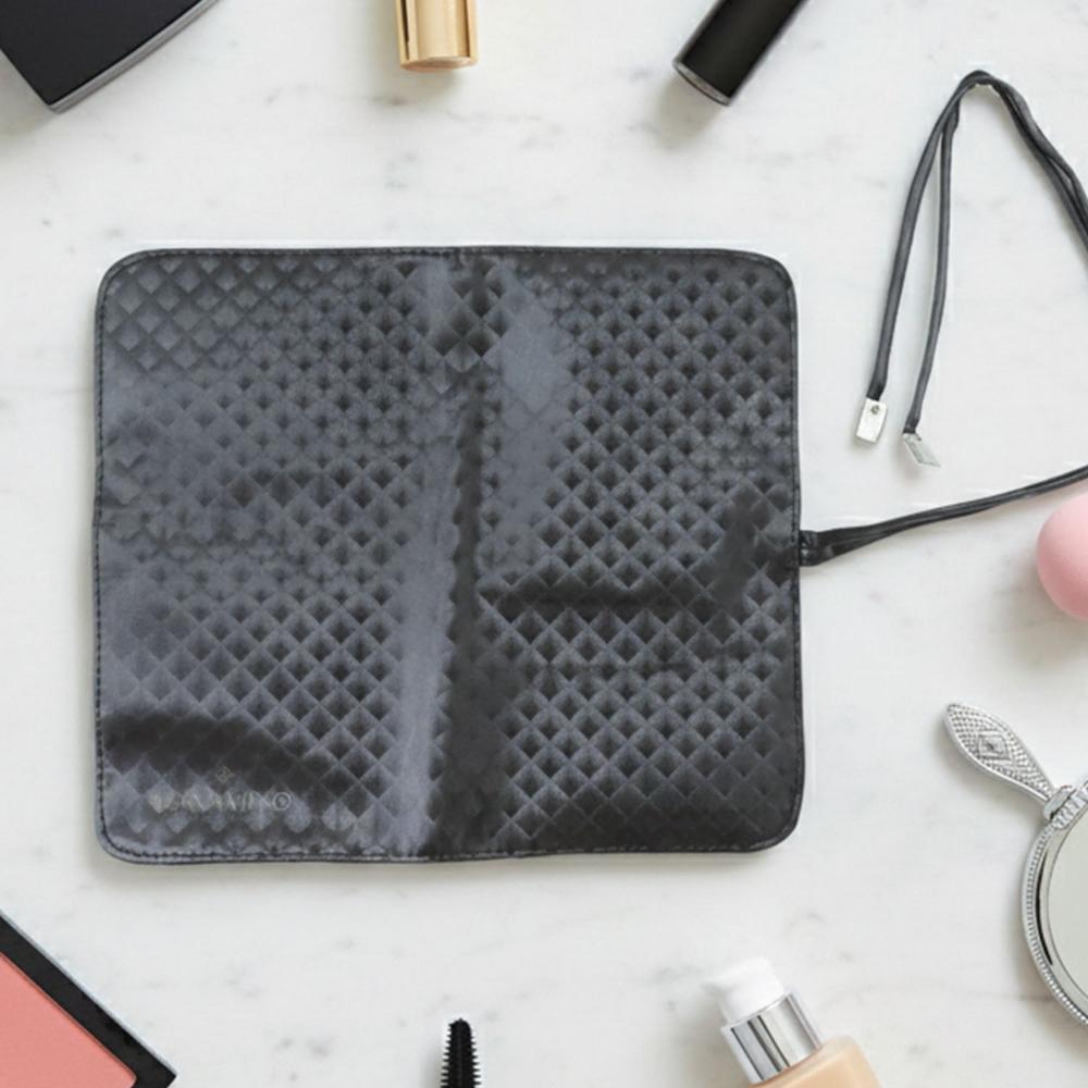 Premium Foldable Makeup Brush Organizer Bag (1 Pc) - Age Group: As Per Product Requirement