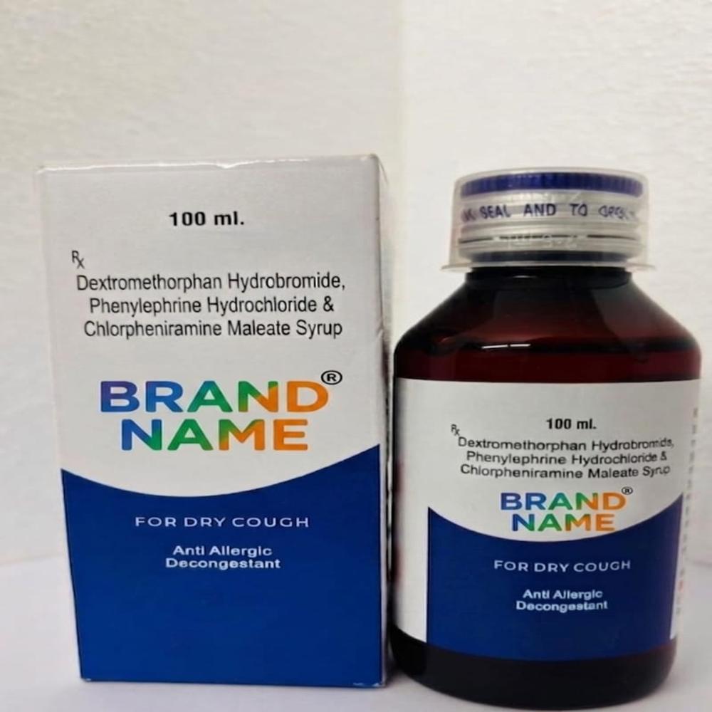 60 ml Phenylephrine Hydrochloride And Chlorpheniramine Maleate Syrup Third Party Manufacturer