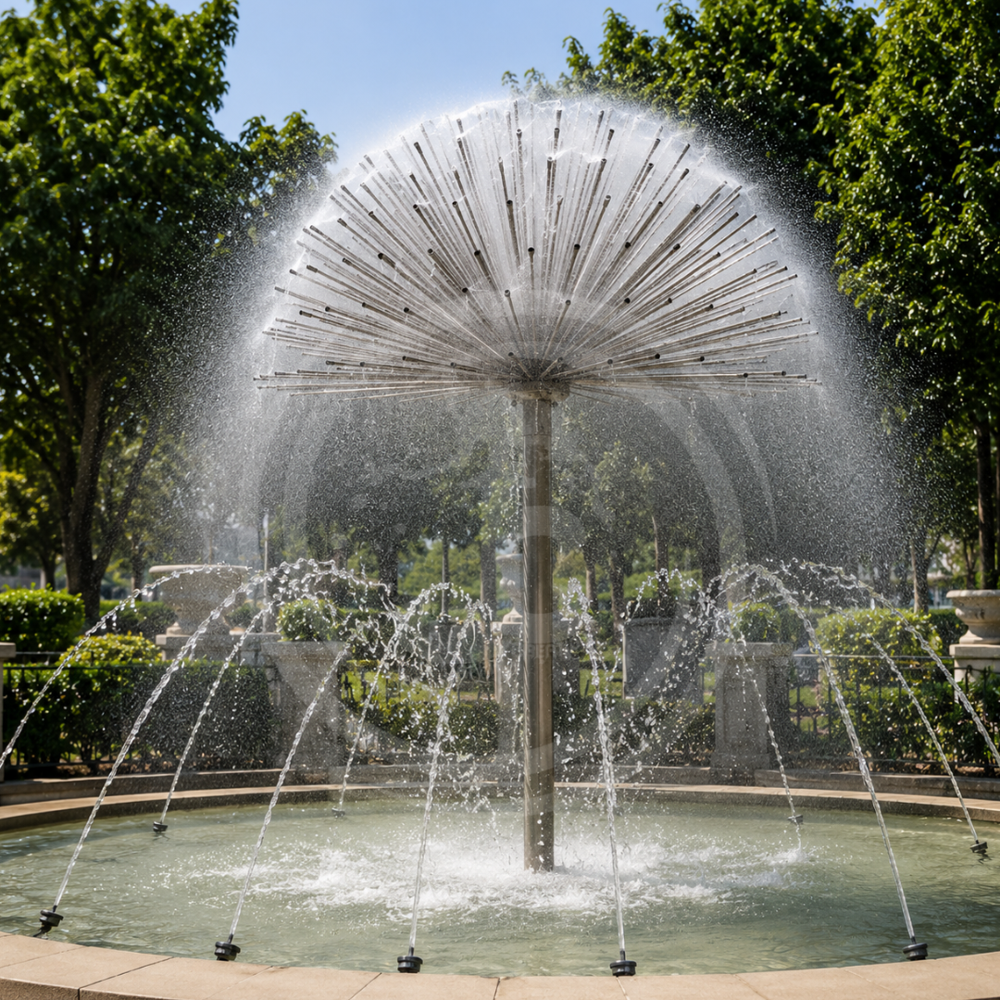 Dandelion With Dome Fountain