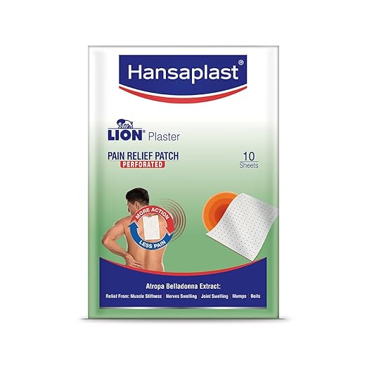 Hansaplast Ayurvedic Pain Relief Patch for Back, Joint & Muscle Pain