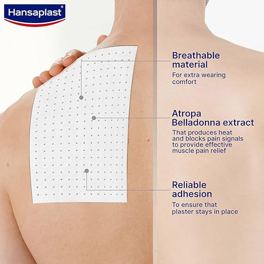 Hansaplast Ayurvedic Pain Relief Patch for Back, Joint & Muscle Pain