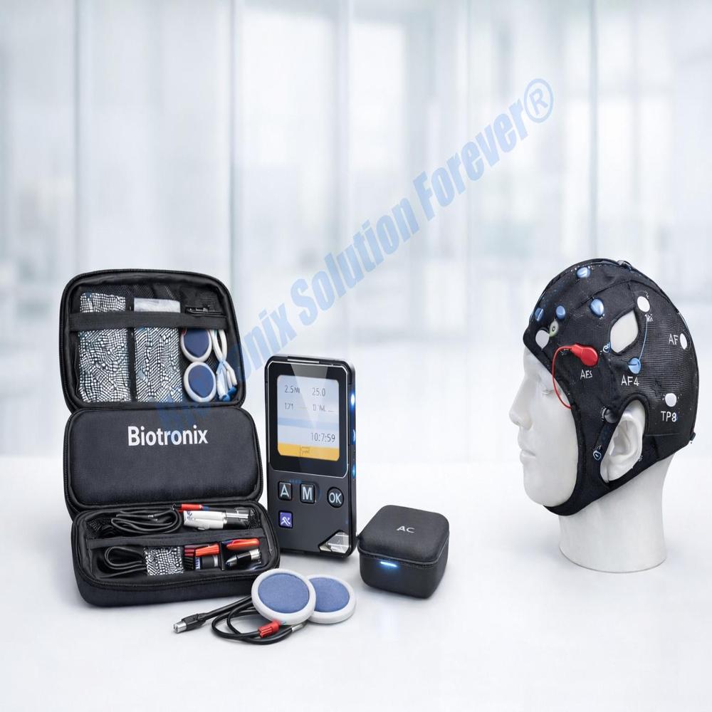Digital Brain Therapy Device with tDCS, tPCS, tACS and tVNS Technology