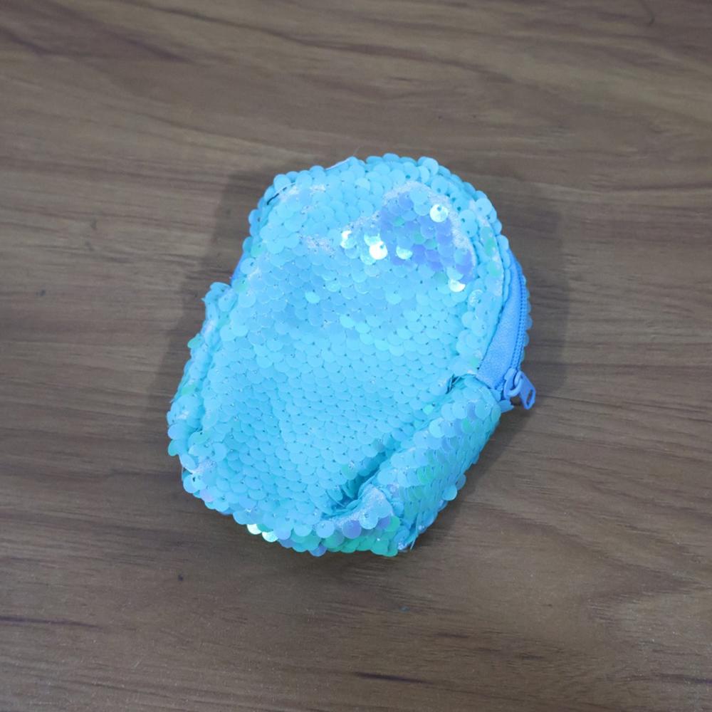 Mini Sequin Zipper Pouch - (1 Pc) - Application: As Per Product Requirement