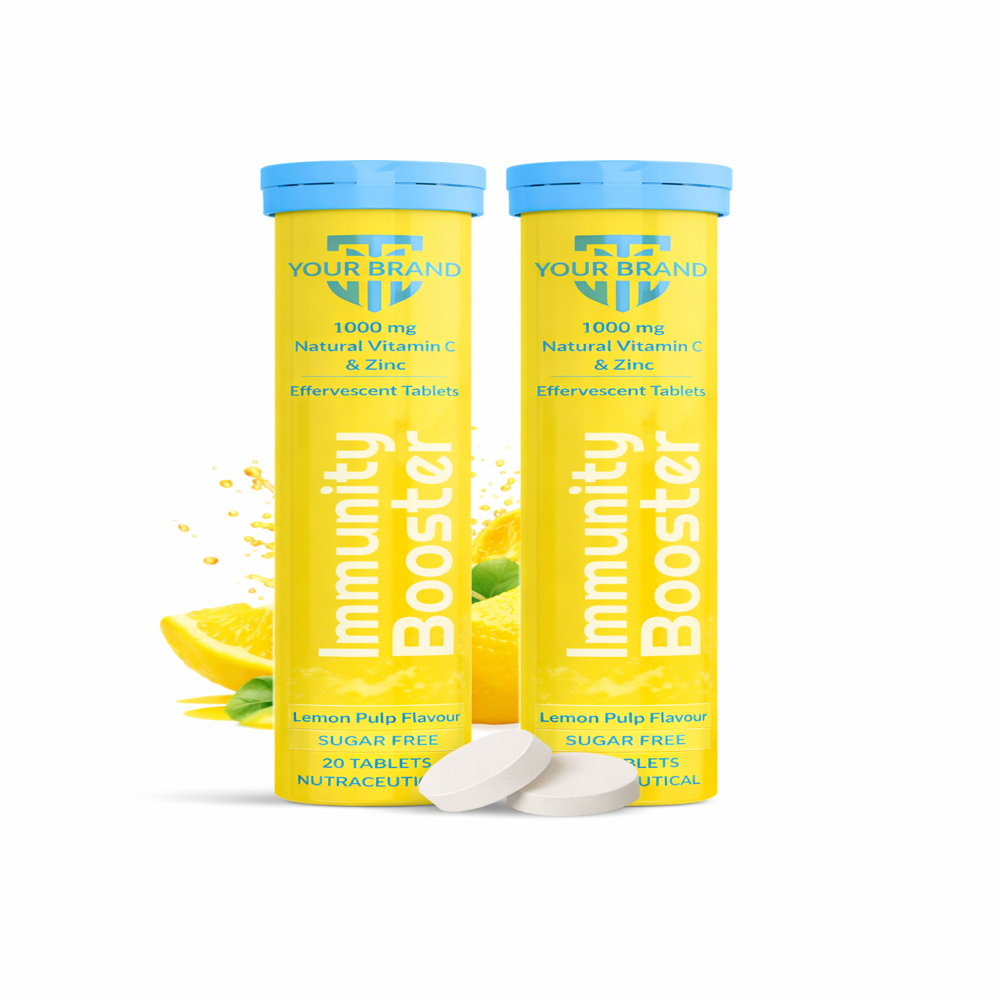 Natural Vitamin C & Zinc Effervescent Tablets