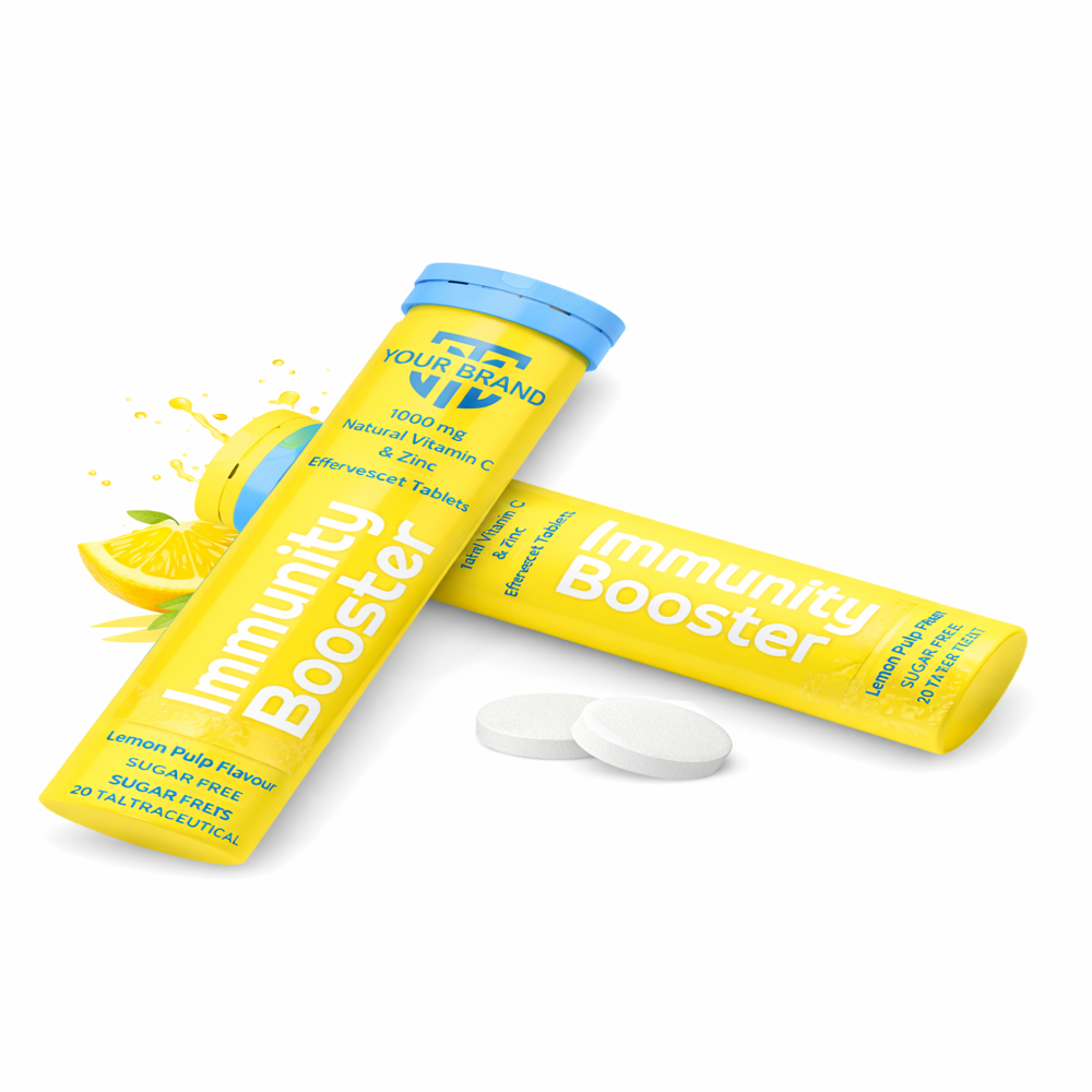 Natural Vitamin C & Zinc Effervescent Tablets