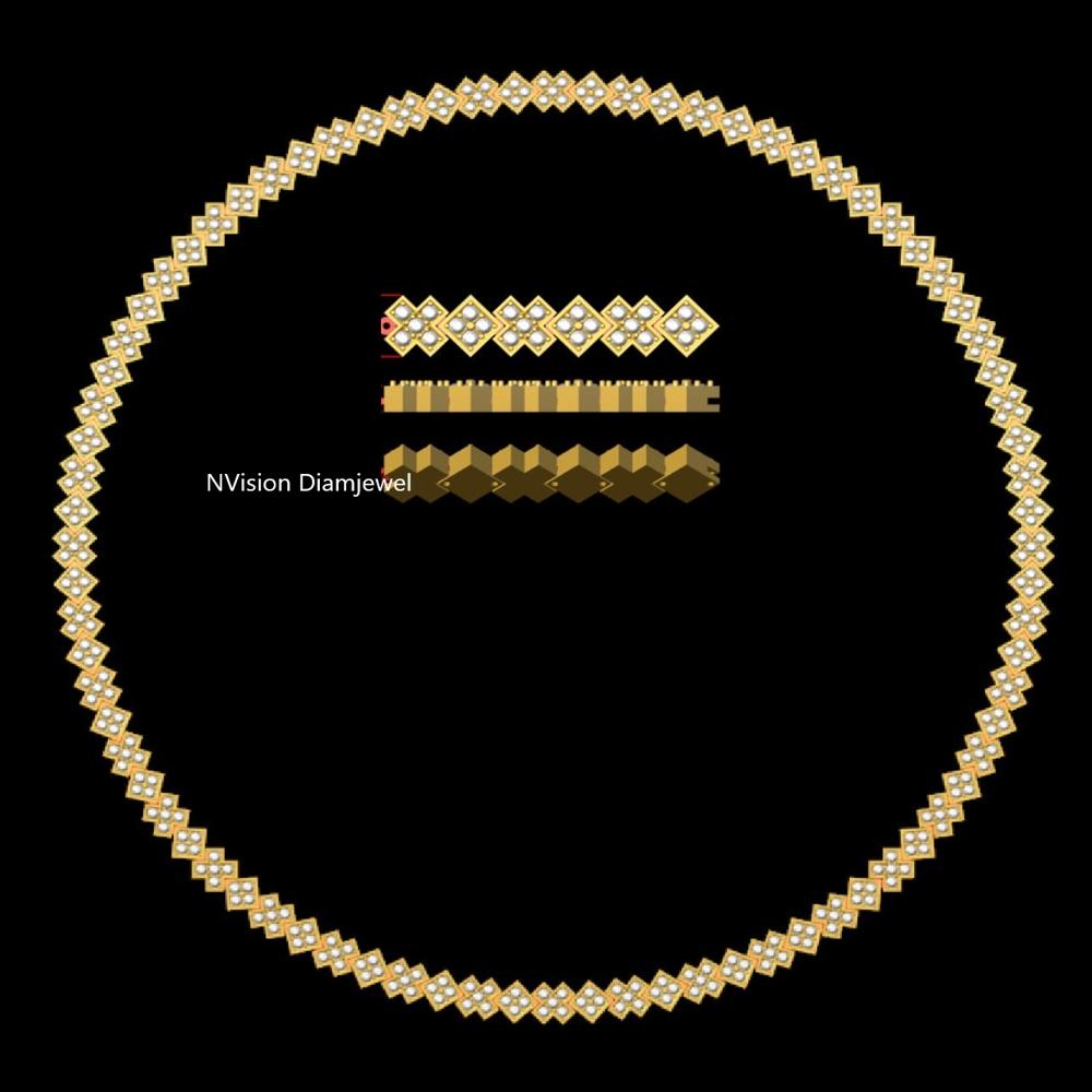 South Indian Traditional Natural Diamond Necklace