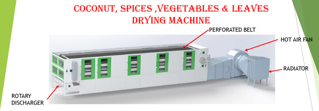 Coconut-spices-vegitable Drying Machine