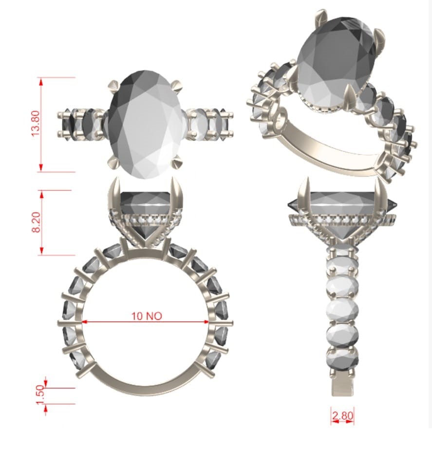 Twin LabGrown Diamond Rings Endless Elegance