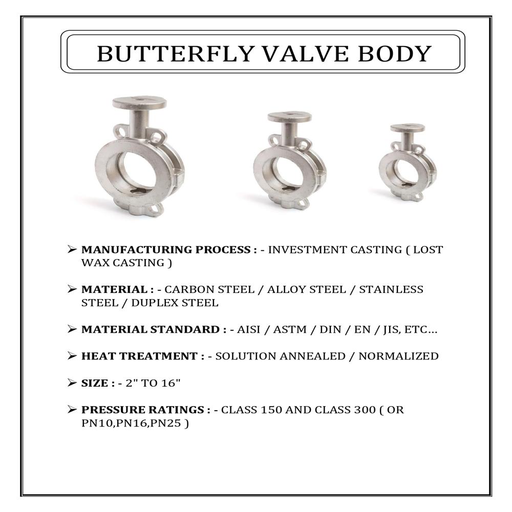 Butterfly Valve Body