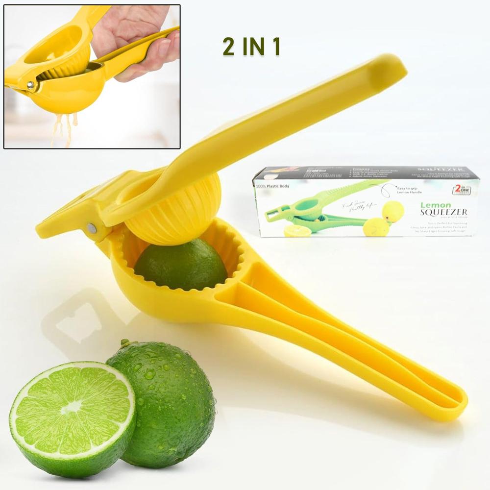 Kitchen 2 In 1 Unbreakable Lemon Squeezer And Bottle Opener (1 Pc) - Application: As Per Product Requirement