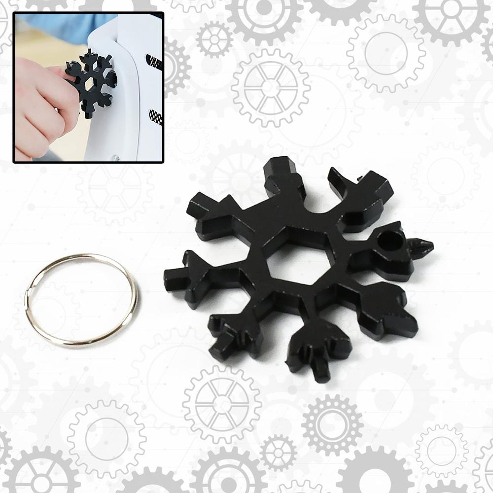 Durable 18-In-1 Snowflake Multi-Tool Portable Bottle Opener, Screwdriver & Wrench - Application: As Per Product Requirement
