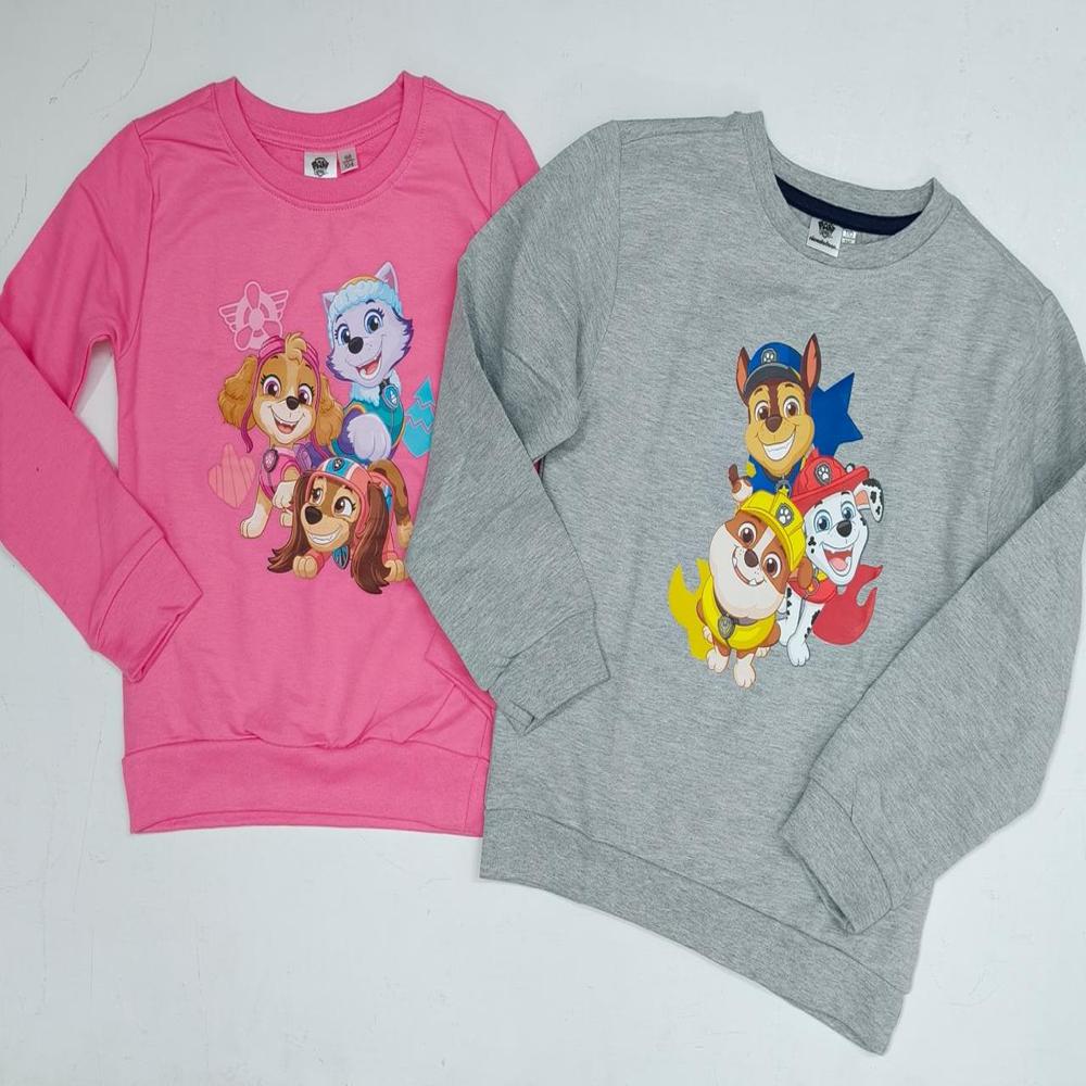 B16702 | Paw Patrol Boys and Girls Crew Neck Pullover Sweatshirts