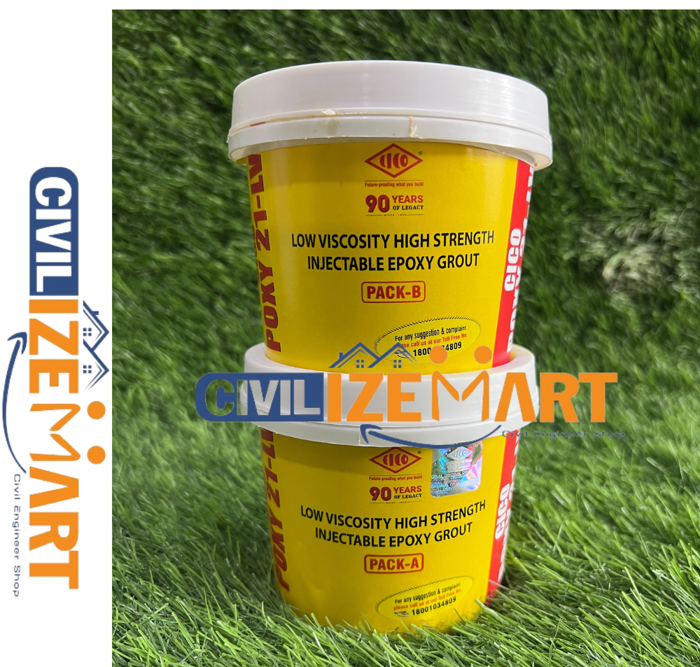 Cico Poxy 21-Lv Waterproofing Chemical - Application: Pressure Injection Grouting Of Fine Cracks