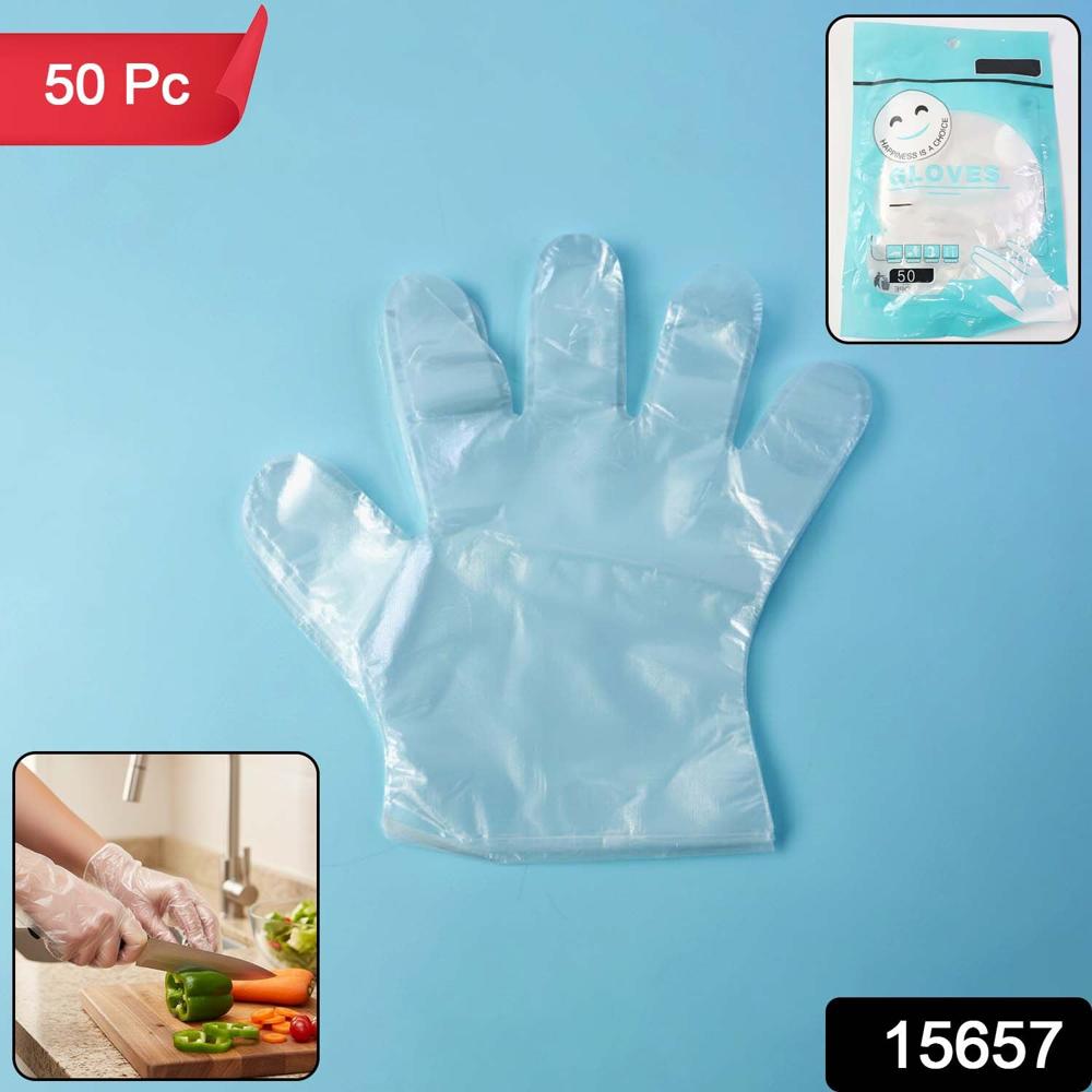 Disposable Clear Gloves, 50 Pc Pack - Application: As Per Product Requirement