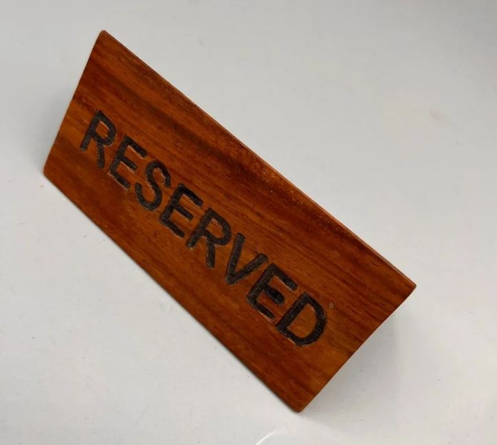 RESERVED WOODEN (20% DISCOUNT)