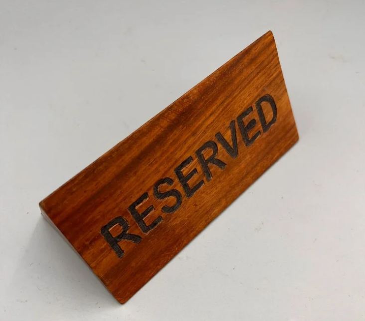 RESERVED WOODEN (20% DISCOUNT)