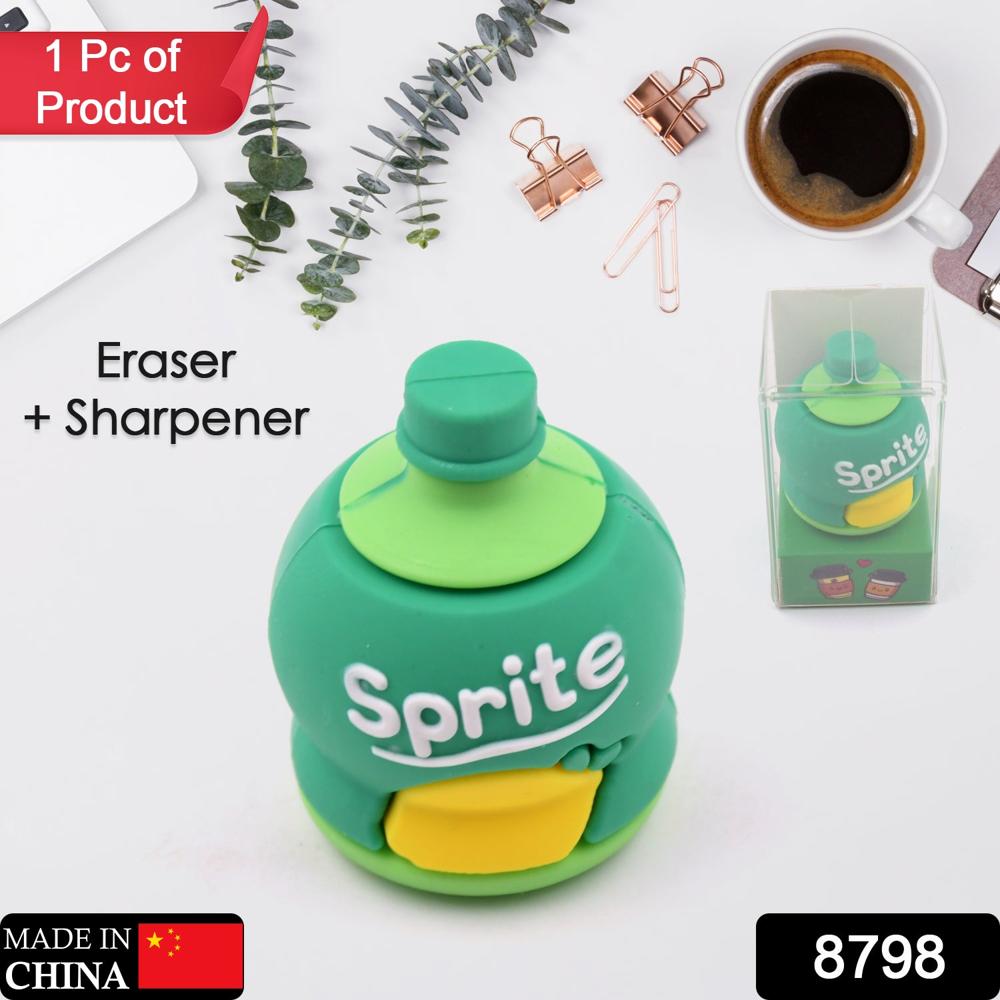 2-In-1 3D Cold Drink Bottle Shape Rubber Pencil Set, Boys Girls Gifts (1 Pc ) - Application: As Per Product Requirement