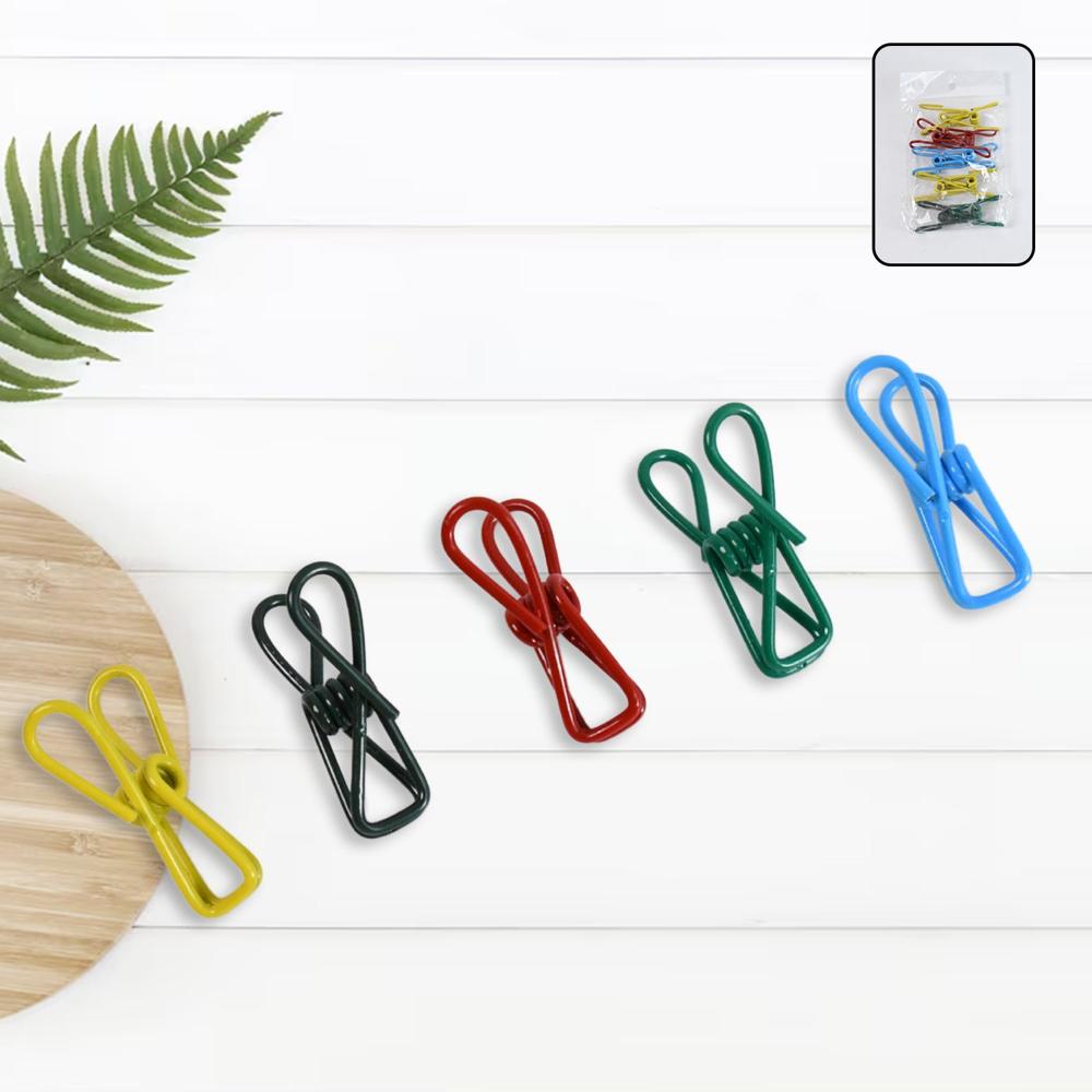 Metal Clothes Pins Clips (5 Pcs Set) - Application: As Per Product Requirement