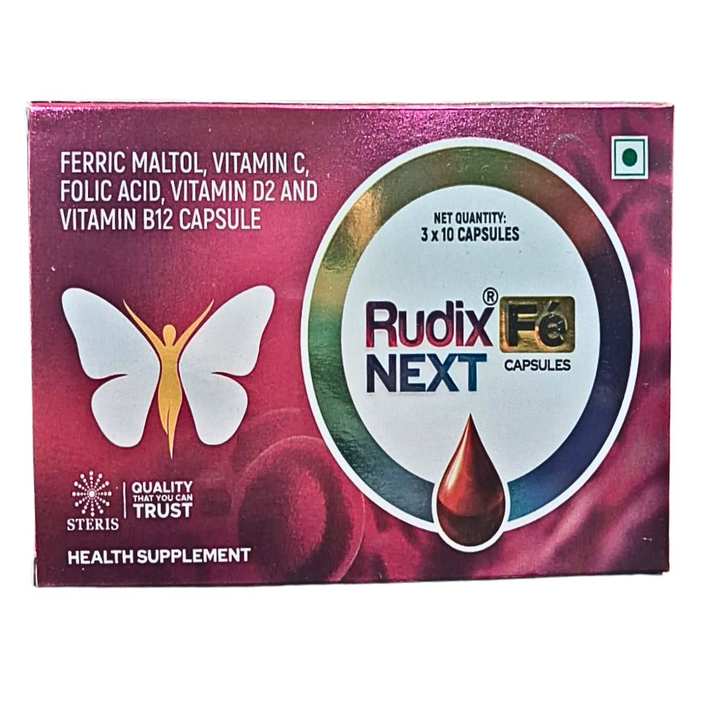 Ferric Maltol,Vitamin C,Folic Acid,Vitamin D2 And Vitamin B12 Capsules
