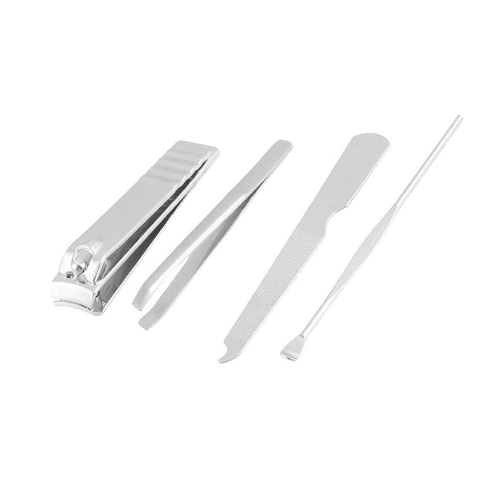 4-in-1 Nail Clipper Kit: Stainless Steel Tools, Manicure Set (travel Case) - Application: As Per Product Requirement