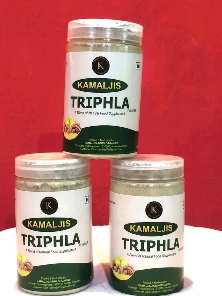 Organic Triphla Powder - Additives: No Additives