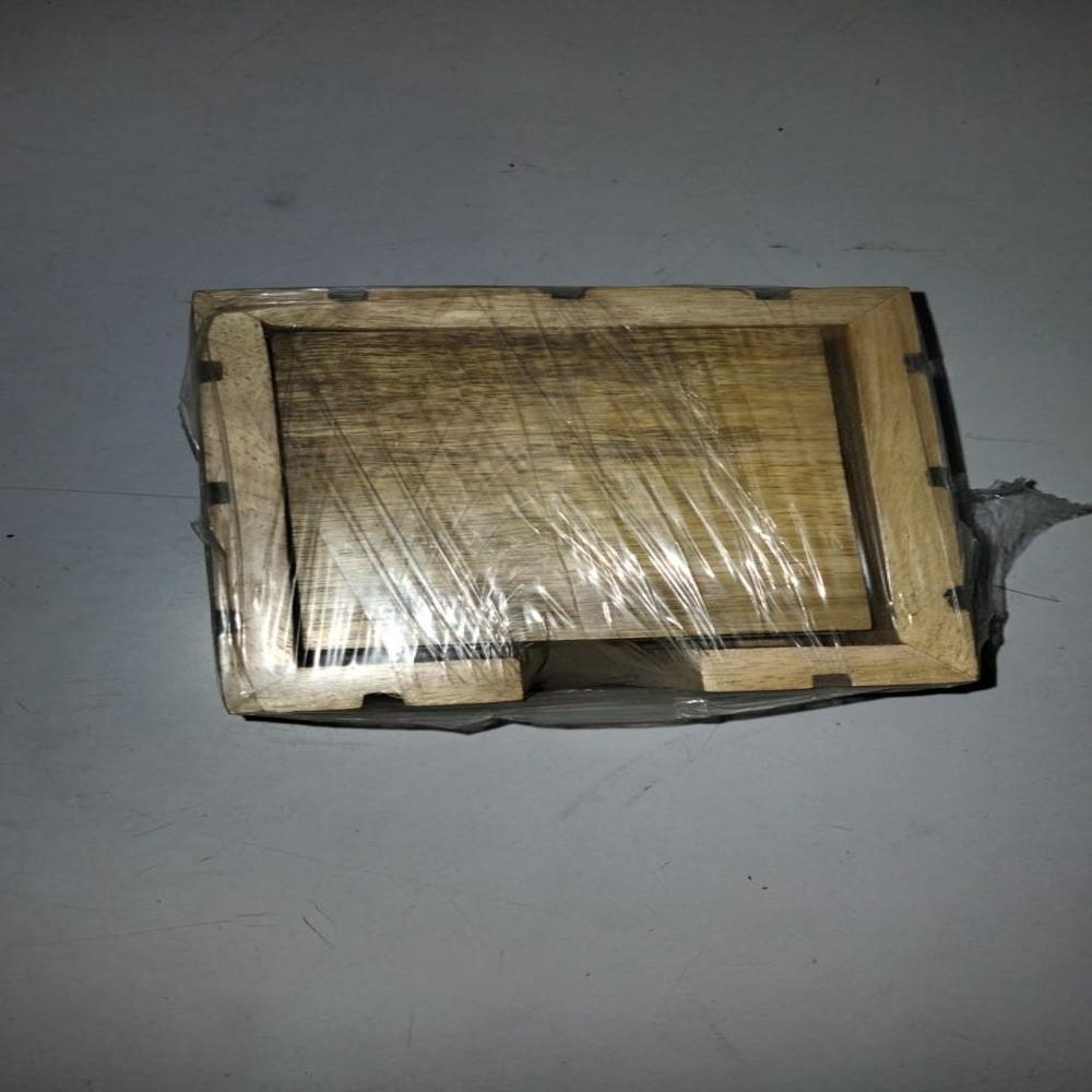 WOODEN COASTER LIGHT BROWN COLOUR (20% DISCOUNT)