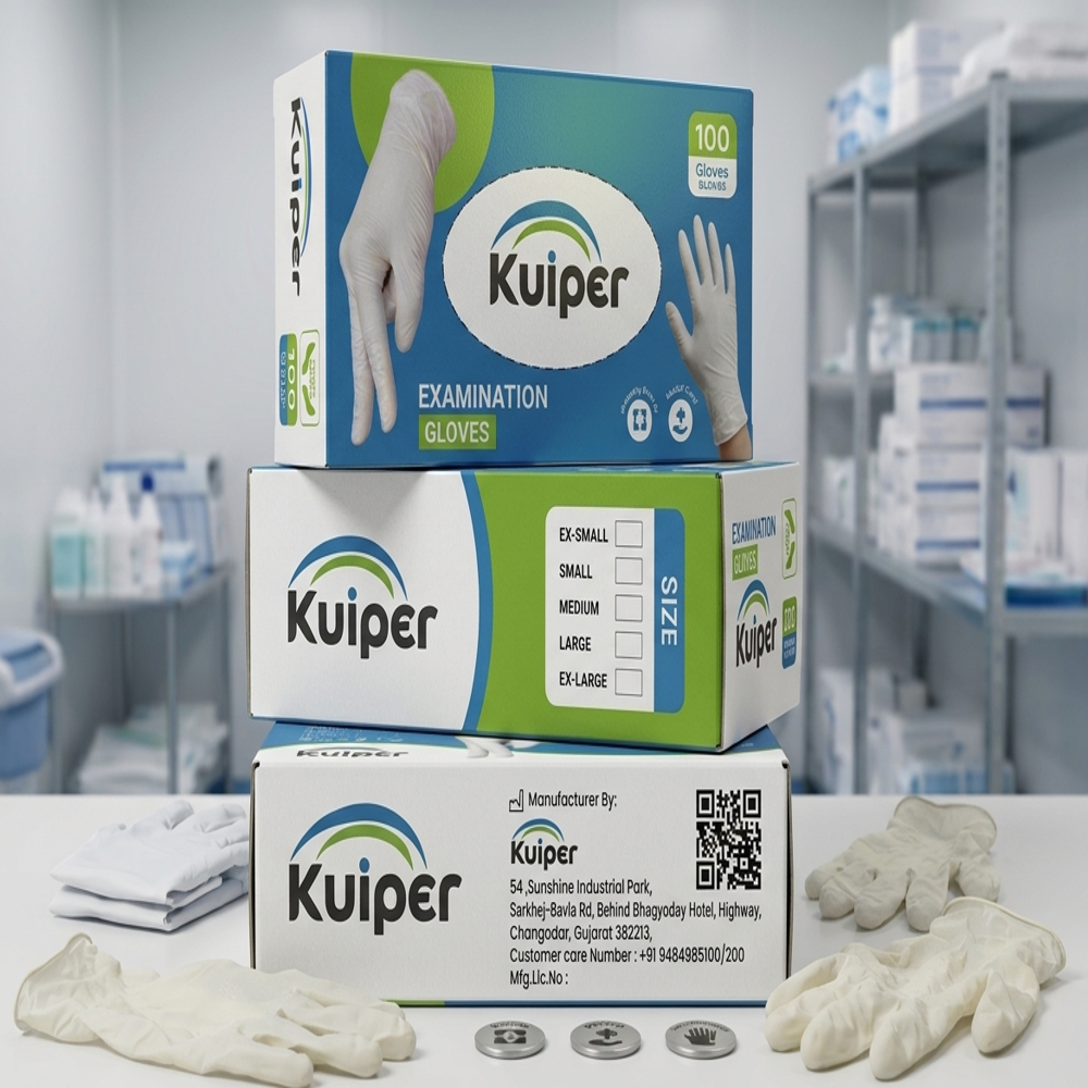 Sterile Latex Surgical Gloves Powdered Size 7 Kuiper