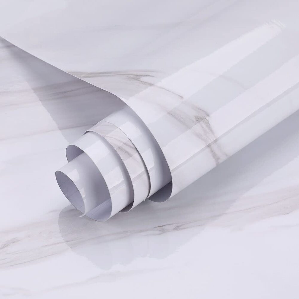 Marble Paper Granite White Waterproof Self Adhesive