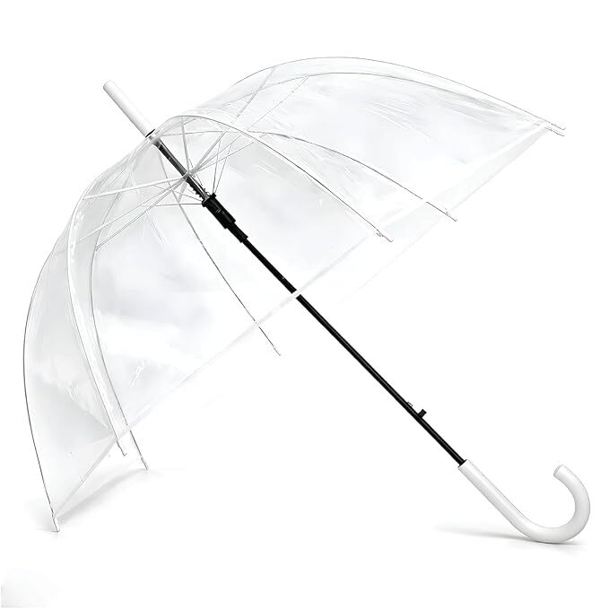 Transparent Umbrella With Handle