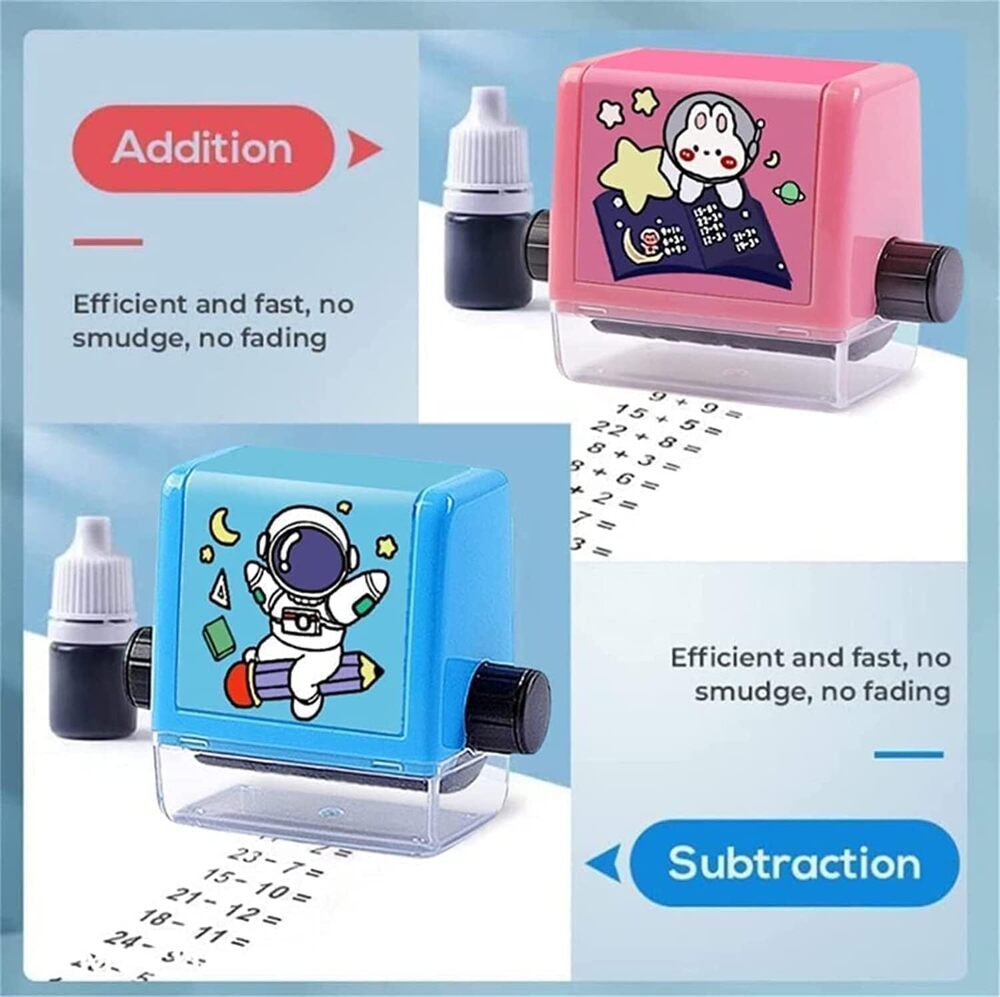 Roller Digital Teaching Stamp, Addition Subtr