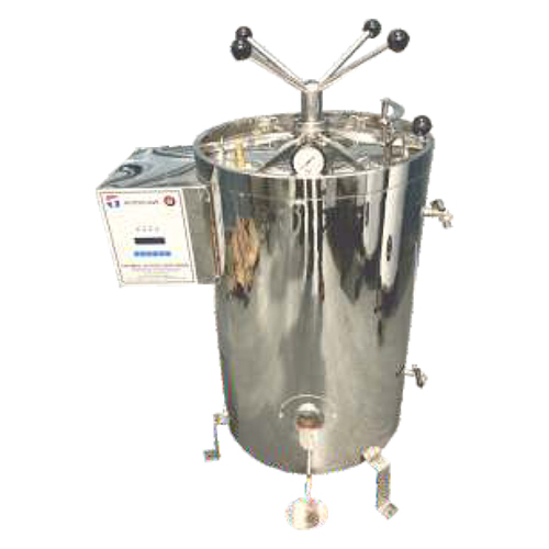 Vertical Double Walled Radial Locking Autoclave Fully Stainless Steel