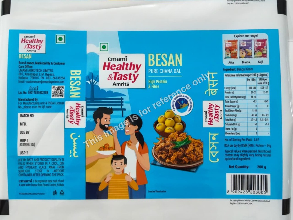 Emami Healthy & Tasty Besan Laminated Pouches