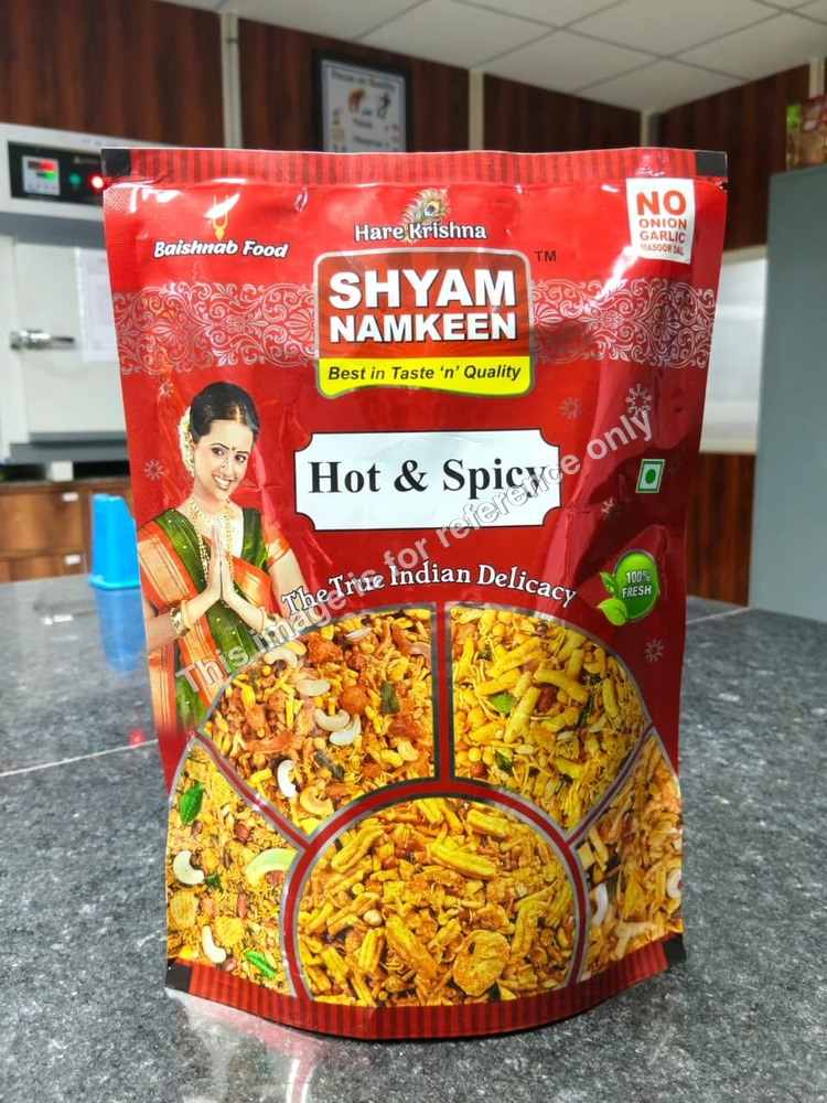 Namkeen Hot & Spicy Laminated Pouches - Air Consumption: Not Applicable (Ready-To-Eat Food Packaging)