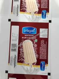 Mawa Koolfi Ice Cream Wrapper - Color: Maroon Base With Multi-color Print (logo And Image)