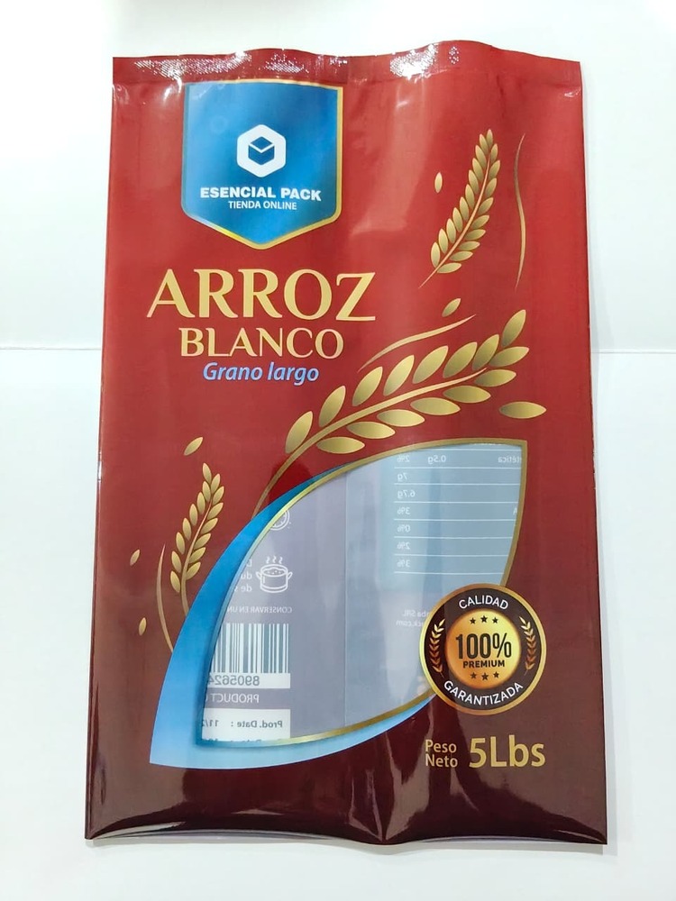 Esencial Pack Arroz Blanco Rice Packaging Pouches
