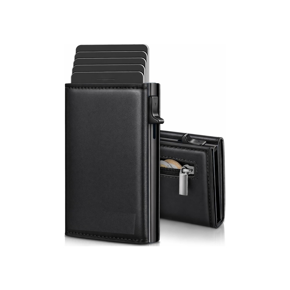 CT005 Mens Genuine Leather RFID Secure Pop UP Wallet