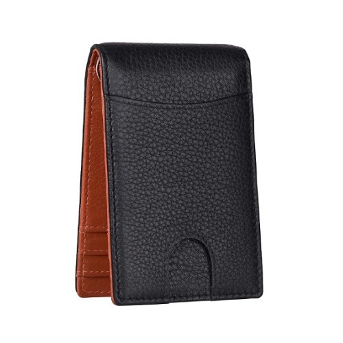 UF007 Mens Dual Tone Minimal Leather Wallet