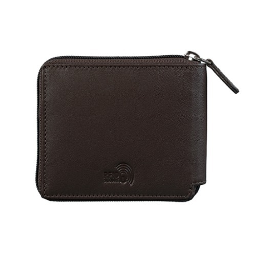 ZY100 Ladies Genuine Leather RFID Protected Bi Fold Money Purse