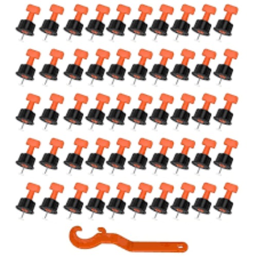 Tile Leveling System Kit - Color: Red & Black