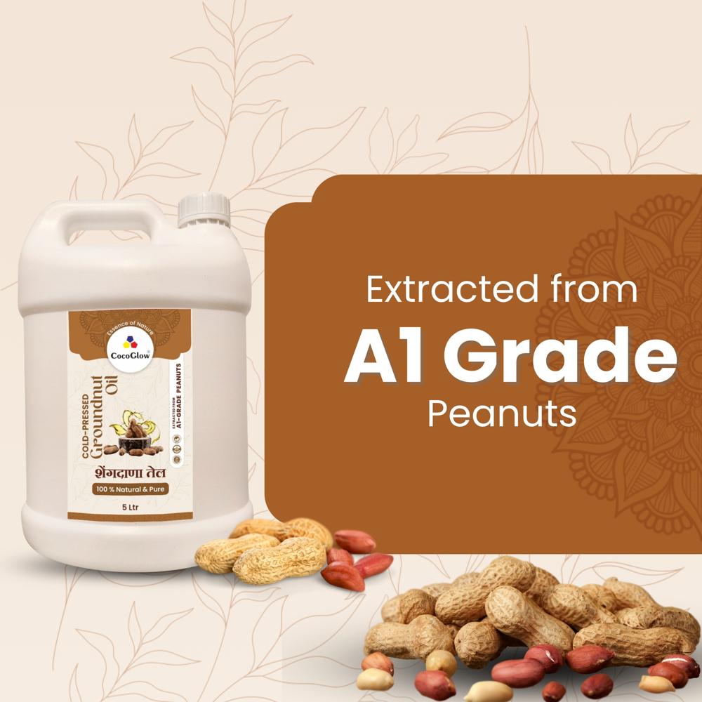 Cold Pressed Groundnut Oil 5 Liter